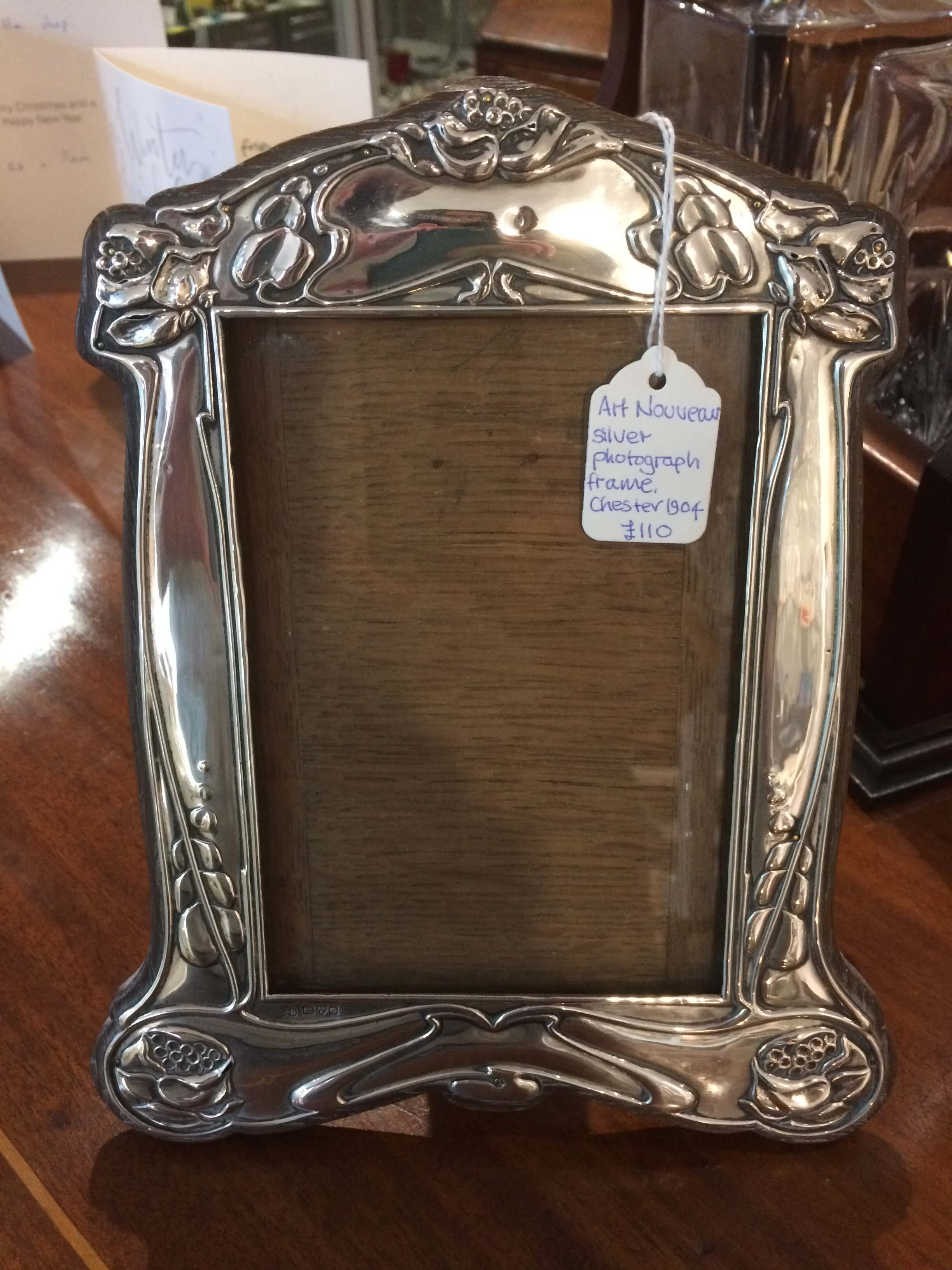 Art Nouveau Silver Photograph Frame